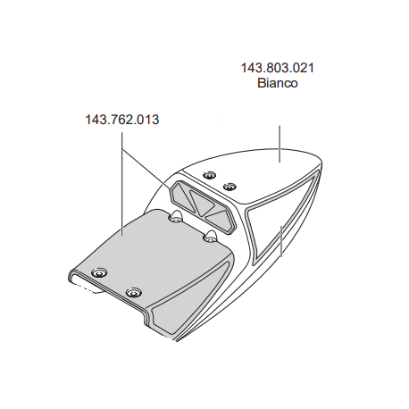 REAR TAILOR GP5 WHITE