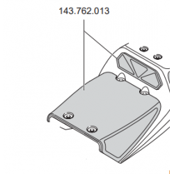 SEAT FOR FAIRING 910 S / GP3 (WITH BIADESIVO)