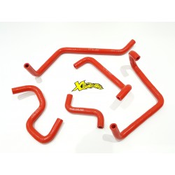 Kit tubi H20 sagomati silicone rosso per tutti i modelli / special Kit red water pipes shaped for all models