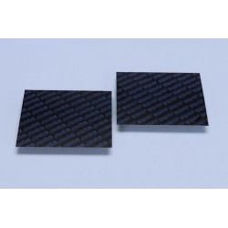 SET LASTRE IN FIBRA DI CARBONIO MM.110X100 SPESSORE 0,30mm