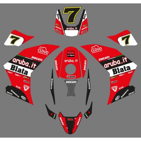 Graphics Blata Last Chaz Davies Ducati replica