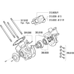 CARTER MOTORE POLINI PER PEUGEOT 103/4/5-GL10 COMPLETO