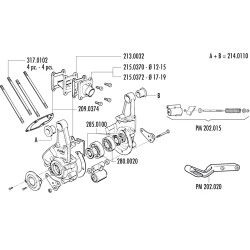 CARTER MOTORE POLINI PER PEUGEOT 103/4/5-GL10 COMPLETO