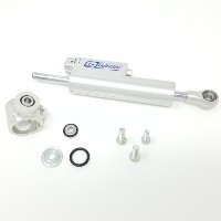 Steering dampers for motorcycles and scooters