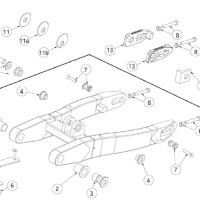 Ohvale swingarm assembly