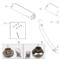 Ohvale exhaust system assembly